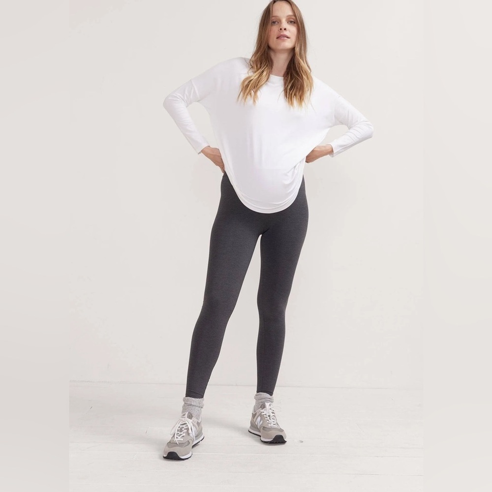 Hatch Ultimate Before, After & During Charcoal Gray Leggings / L